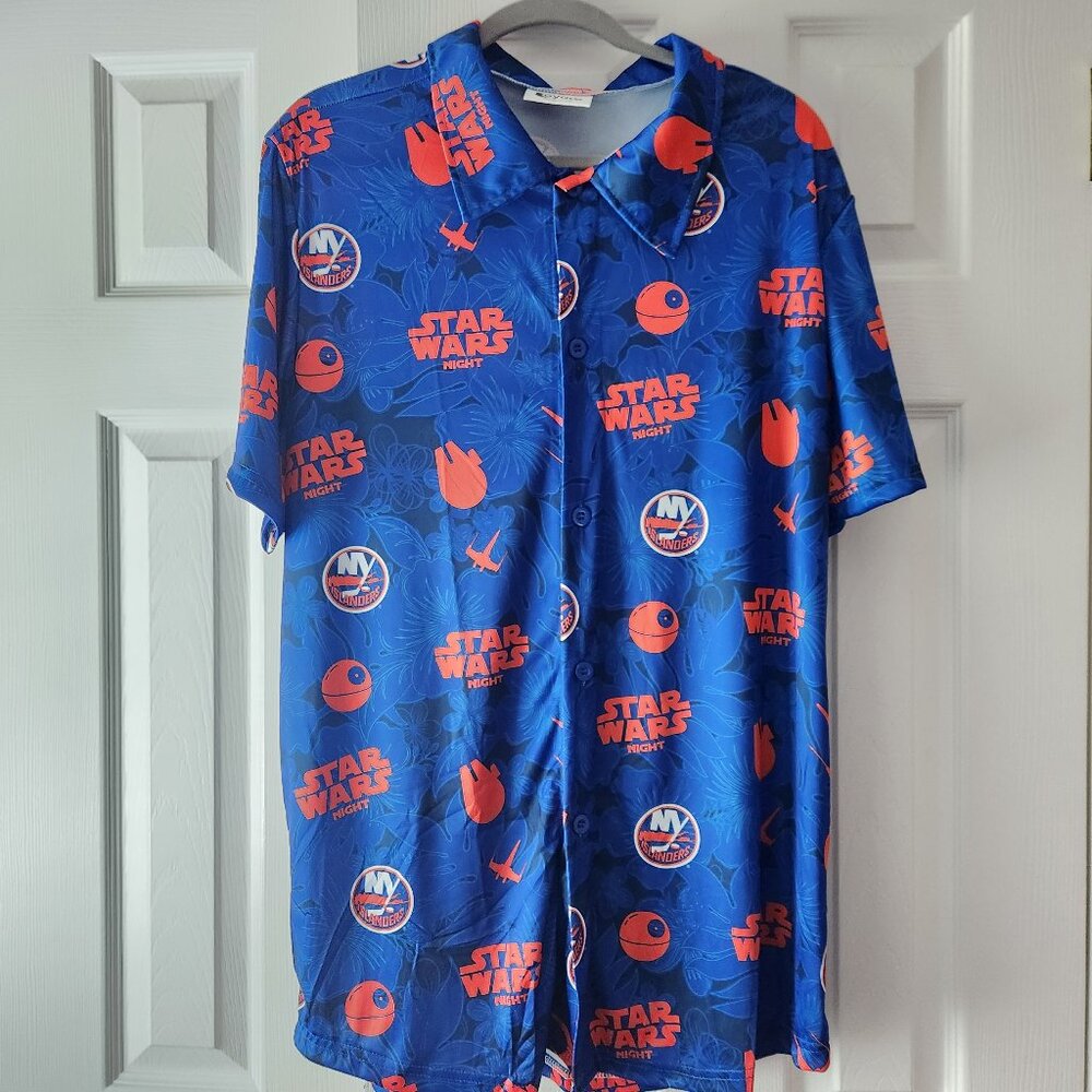 NY Islanders Star Wars Night Hawaiian Shirt SGA March 1, 2026